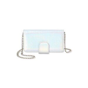 NWT No Boundaries Women’s Faux Leather Shiny‎ Pearl Crossbody Bag Stylish Purse